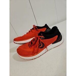 Topo Ultrafly 4 Mens Size 12 Athletic Running Shoes Bright Red/Black LaceUp(S178
